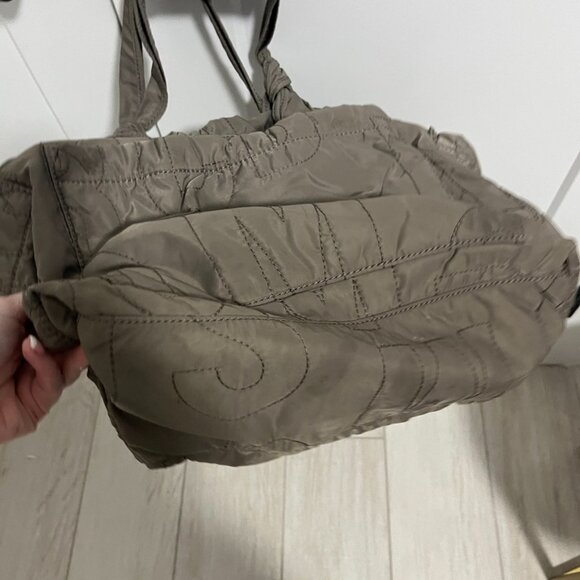 Marc Jacobs Brown Nylon Logo Tote Bag - Picture 7 of 8